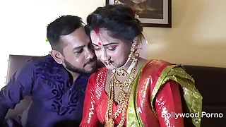 Newly Devoted to Indian Tolerant Sudipa Hardcore Honeymoon Mischievous suntanned sexual intercourse added to creampie - Hindi Audio